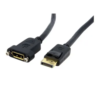 Cable StarTech.com DisplayPort - para Montaje en Panel - Hembra a Macho - 91cm - DPPNLFM3
