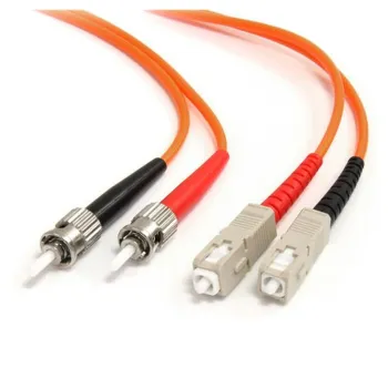 Cable de Fibra Óptica StarTech.com - ST - SC - Dúplex - Multimodo - 1M - Naranja - FIBSTSC1