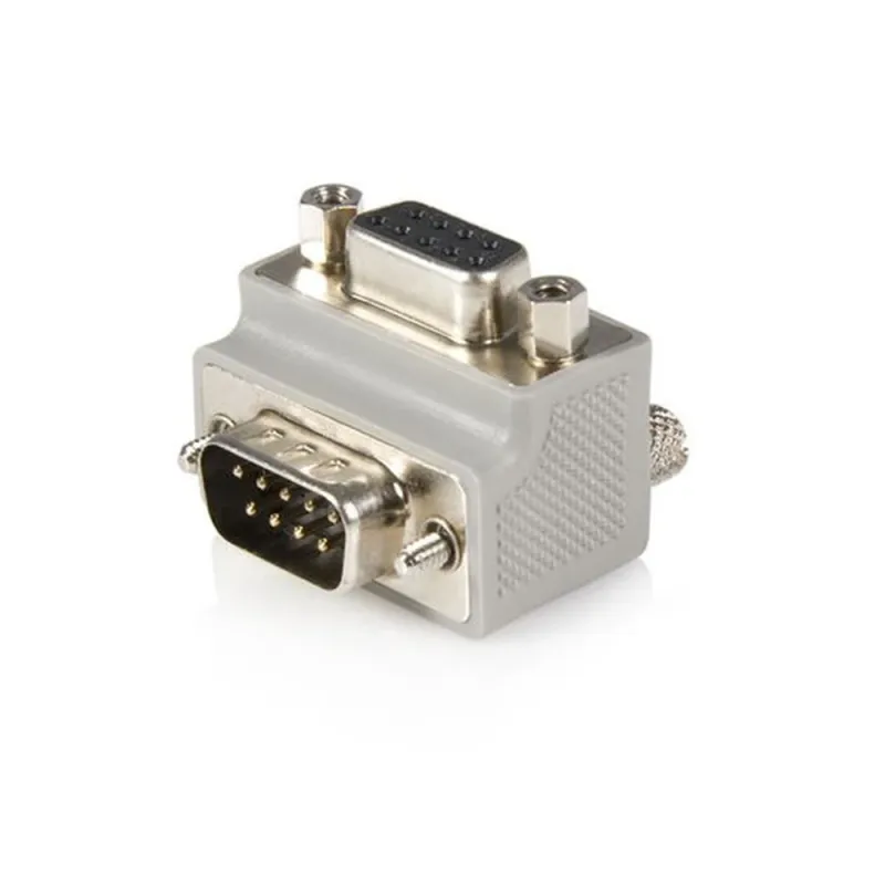 Adaptador StarTech.com - DB9 - Macho a Hembra - Acodado a la Derecha - GC99MFRA2