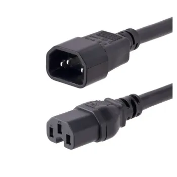 Cable StarTech H1415-10F-POWER-CORD - Extensor de Alimentación - 3M - C14 a C15 - 15A - 125V - H1415-10F-POWER-CORD