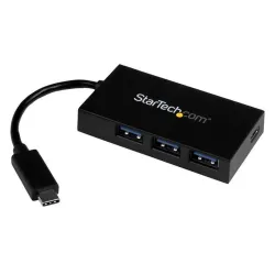 Hub StarTech.com HB30A3A1CFB - USB 3.0 - USB A - USB C - Negro - HB30A3A1CFB Hub StarTech.com HB30A3A1CFB - USB 3.0 - USB A - USB C - Negro - HB30A3A1CFB