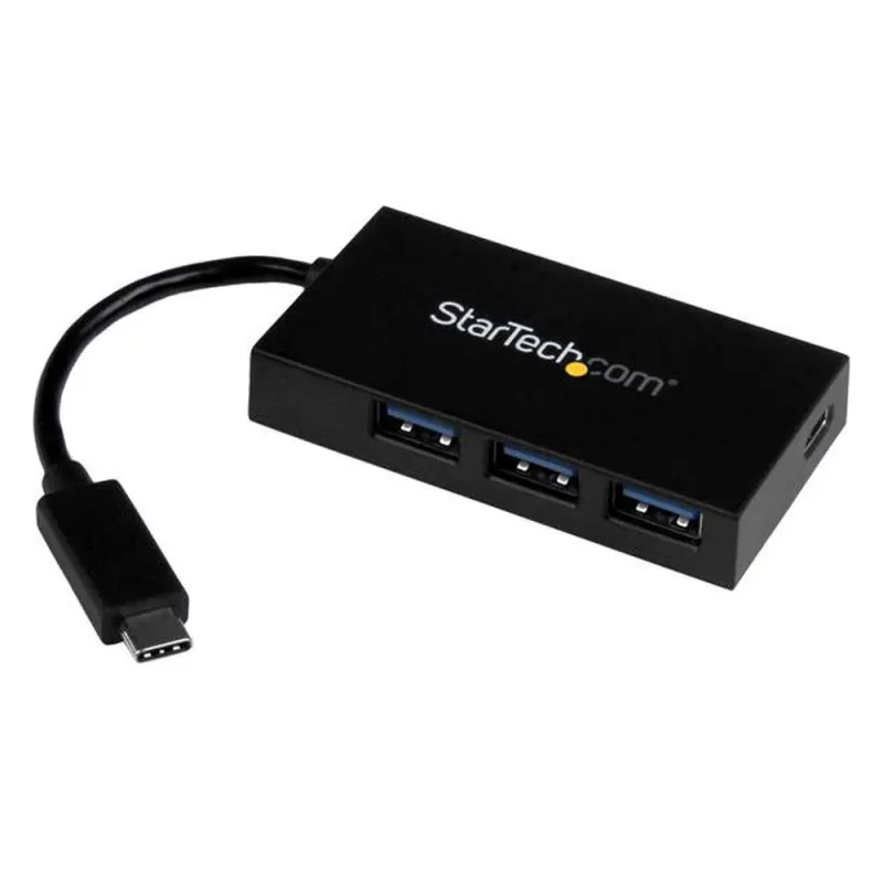Hub StarTech.com HB30A3A1CFB - USB 3.0 - USB A - USB C - Negro - HB30A3A1CFB