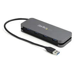 HUB USB 3.0 StarTech.com HB30AM4AB - 4 USB-A - Negro/Gris - HB30AM4AB HUB USB 3.0 StarTech.com HB30AM4AB - 4 USB-A - Negro/Gris - HB30AM4AB