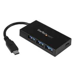 HUB USB StarTech.com - Conecta USB 3.0 - 4 Puertos - Negro - HB30C3A1CFB HUB USB StarTech.com - Conecta USB 3.0 - 4 Puertos - Negro - HB30C3A1CFB