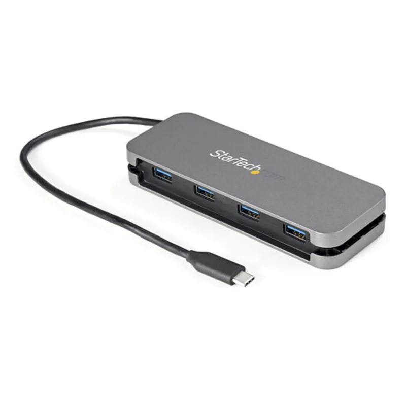 Hub USB-C StarTech.com - 4 Puertos - 4 USB-A - Cable de 25 cm - HB30CM4AB