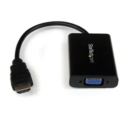 Convertidor StarTech.com - HDMI a VGA - 1080p - 1920x1200 - HD2VGAA2 Convertidor StarTech.com - HDMI a VGA - 1080p - 1920x1200 - HD2VGAA2