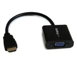 Adaptador de Video StarTech.com - HDMI a VGA - Macho/Hembra - Negro - HD2VGAE2 Adaptador de Video StarTech.com - HDMI a VGA - Macho/Hembra - Negro - HD2VGAE2