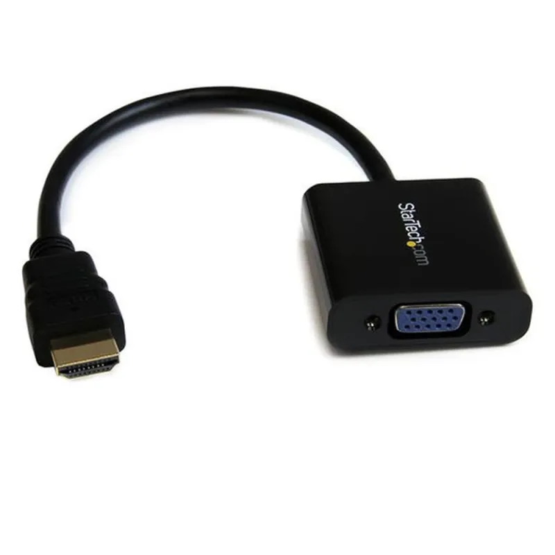Adaptador de Video StarTech.com - HDMI a VGA - Macho/Hembra - Negro - HD2VGAE2