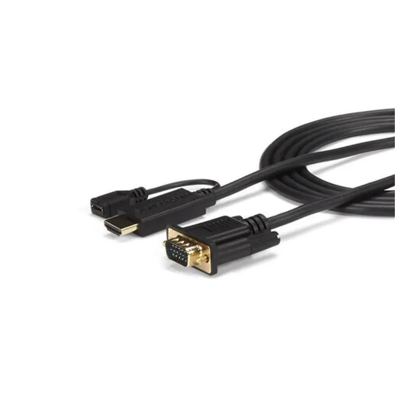 Cable StarTech.com HD2VGAMM10 - Activo - HDMI a VGA - 3 Mts - HD2VGAMM10
