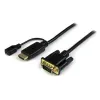 Cable Convertidor de Vídeo StarTech.com - HDMI a VGA - 1920x1200 - 1080p - 1.8m - Negro - HD2VGAMM6