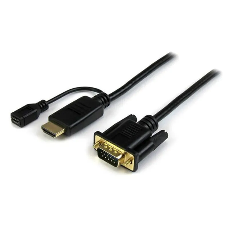 Cable Convertidor de Vídeo StarTech.com - HDMI a VGA - 1920x1200 - 1080p - 1.8m - Negro - HD2VGAMM6