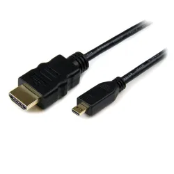 Cable de Video StarTech.com - HDMI a Micro HDMI - 3m - Negro - HDADMM3M Cable de Video StarTech.com - HDMI a Micro HDMI - 3m - Negro - HDADMM3M
