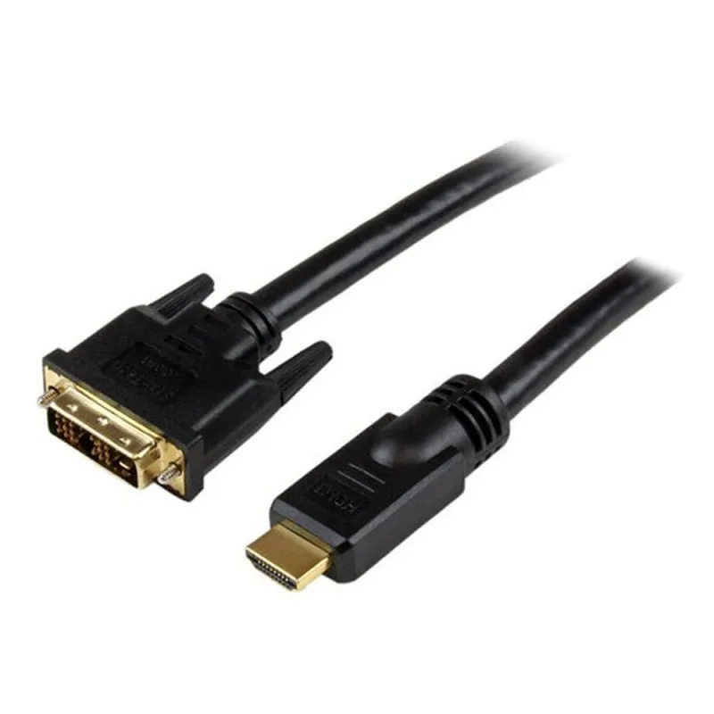 Cable Adaptador de 7.6m StarTech.com HDMI a DVI-D Macho a Macho - HDDVIMM25
