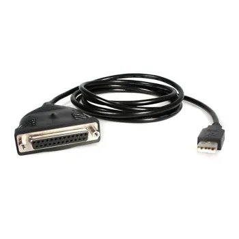 Cable Adaptador StarTech.com ICUSB1284D25 - USB a Paralelo DB25 - Para Impresora - 1.8m - ICUSB1284D25