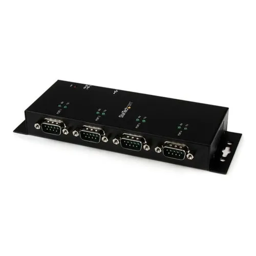 Concentrador Adaptador StarTech.com - USB a Serial RS232 DB9 - 4 Puertos - Riel DIN Industrial - ICUSB2324I Concentrador Adaptador StarTech.com - USB a Serial RS232 DB9 - 4 Puertos - Riel DIN Industrial - ICUSB2324I