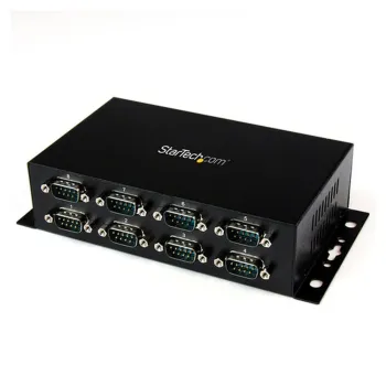 Concentrador StarTech.com Concentrador USB a 8 Puertos - Serie RS232 - Industrial - Montaje en Pared Riel DIN - ICUSB2328I
