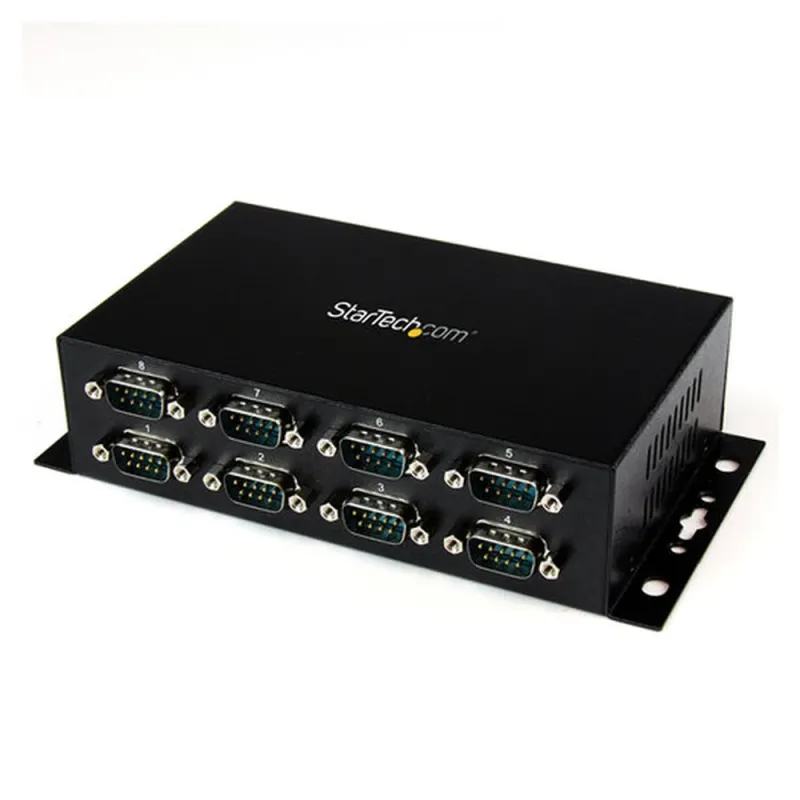 Concentrador StarTech.com Concentrador USB a 8 Puertos - Serie RS232 - Industrial - Montaje en Pared Riel DIN - ICUSB2328I