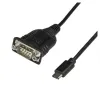 Cable Adaptador Convertidor StarTech.com USB Tipo C a Serial DB9 - RS232 - ICUSB232C