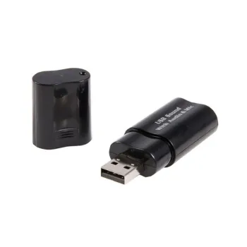 Adaptador StarTech.com de Sonido Externa USB a Estéreo 3.5mm - Negro - ICUSBAUDIOB