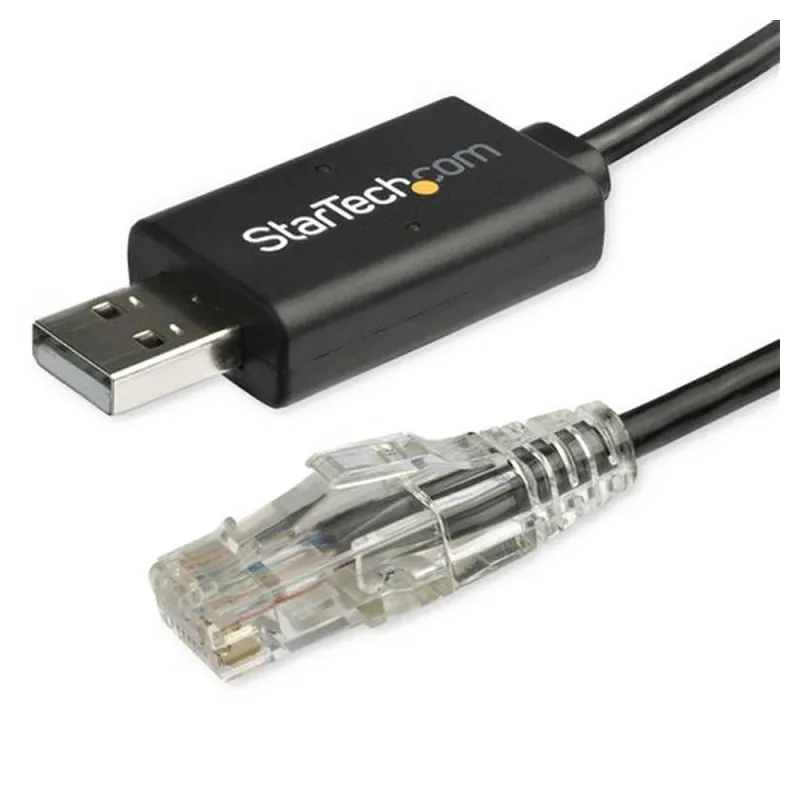 Cable USB StarTech.com ICUSBROLLOVR - USB 2.0 - RJ-45 - 1.8Mts - Negro - ICUSBROLLOVR