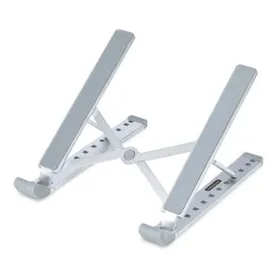 Base para Laptop StarTech.com LAPTOP-RISER-BAR - Ajustable - Hasta 84° - Plata - LAPTOP-RISER-BAR