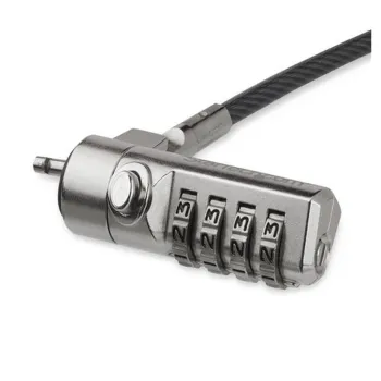 Candado StarTech.com LTLOCK4D - Combinación de 4 Dígitos - 2m - Para Laptop - LTLOCK4D