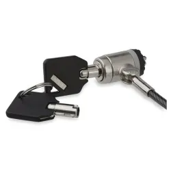 Cable de Seguridad Portátil StarTech.com LTLOCKKEY - Con Llave - Con Traba de Ranura - Tipo K - Cable de Acero - 2 Mts - LTLOCKKEY Cable de Seguridad Portátil StarTech.com LTLOCKKEY - Con Llave - Con Traba de Ranura - Tipo K - Cable de Acero - 2 Mts - LTLOCKKEY