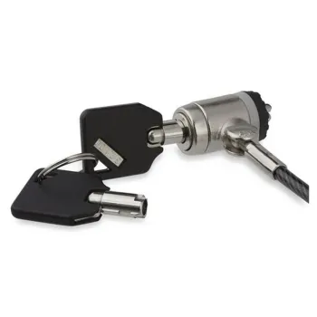 Cable de Seguridad Portátil StarTech.com LTLOCKKEY - Con Llave - Con Traba de Ranura - Tipo K - Cable de Acero - 2 Mts - LTLOCKKEY