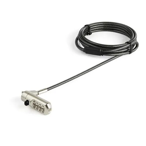 Candado StarTech.com - Combinación - Cable de 2m - Para Laptop - LTLOCKNANO Candado StarTech.com - Combinación - Cable de 2m - Para Laptop - LTLOCKNANO