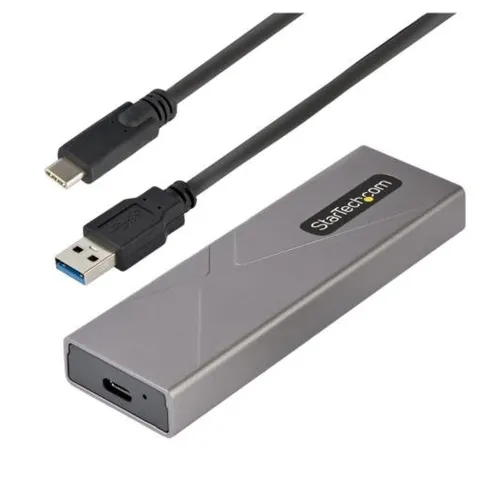 Gabinete StarTech.com - M.2 - USB 3.2 - PCIe/SATA - SSD - Plata - M2-USB-C-NVME-SATA Gabinete StarTech.com - M.2 - USB 3.2 - PCIe/SATA - SSD - Plata - M2-USB-C-NVME-SATA