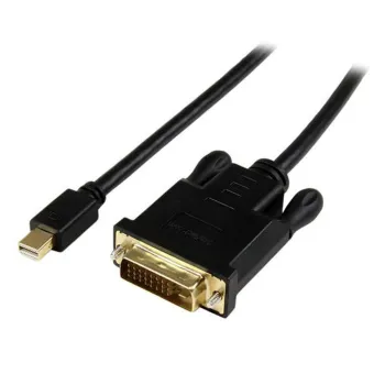 Cable Adaptador de Vídeo StarTech.com - Mini DisplayPort a DVI- - 1.8m - Activo - Negro - MDP2DVIMM6BS