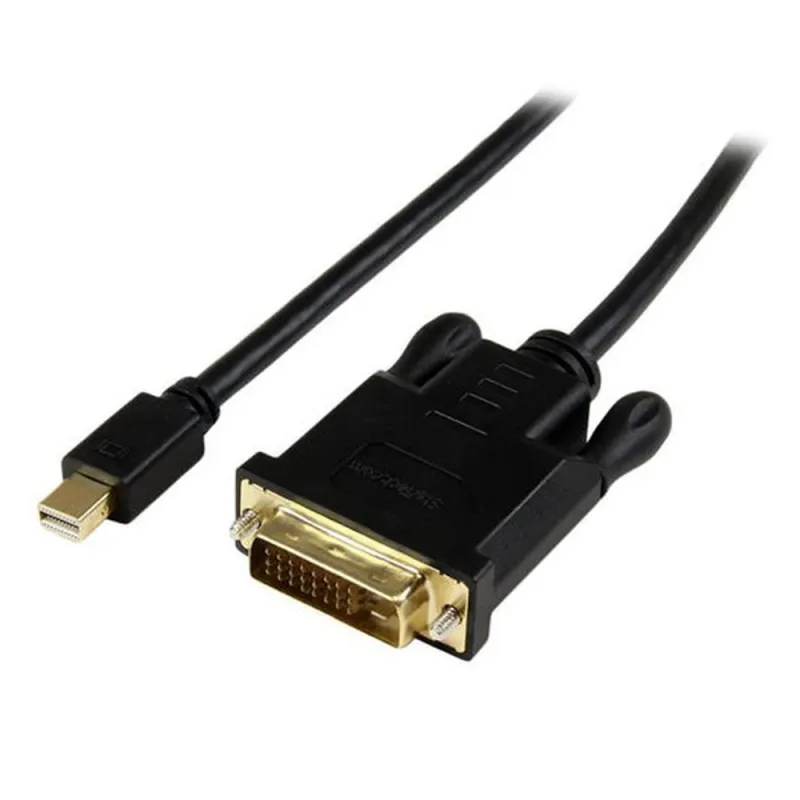 Cable Adaptador de Vídeo StarTech.com - Mini DisplayPort a DVI- - 1.8m - Activo - Negro - MDP2DVIMM6BS