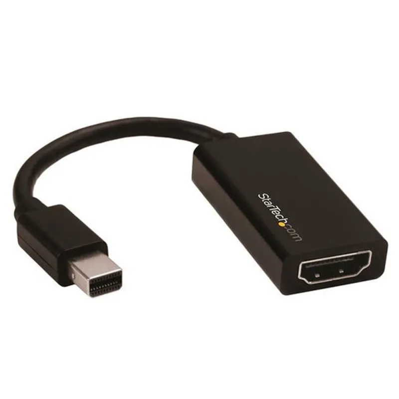 Adaptador de Vídeo StarTech.com - Mini DisplayPort a HDMI - 4K - 60Hz - Negro - MDP2HD4K60S