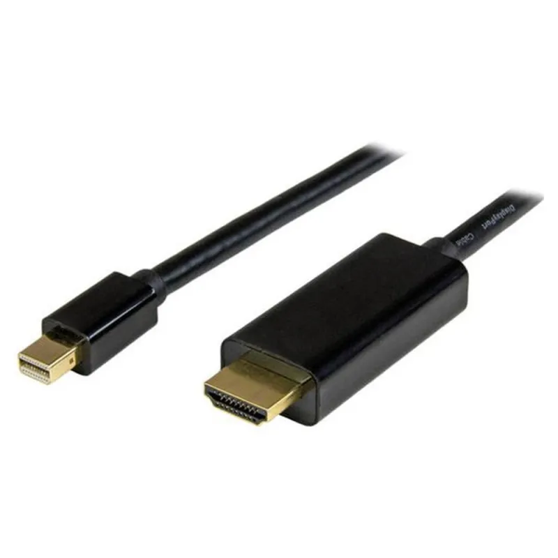 Cable Adaptador de Video StarTech.com - Mini DisplayPort a HDMI - 2m - Negro - MDP2HDMM2MB