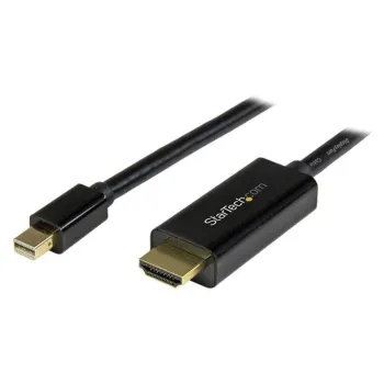 Cable Adaptador StarTech.com - Mini DisplayPort a HDMI - 3M - 4K - 30Hz - MDP2HDMM3MB