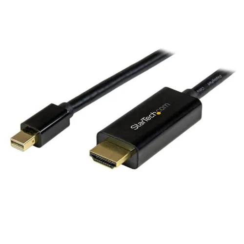 Cable Adaptador StarTech.com - Conecta Mini DisplayPort a HDMI - 5M - 4K - 30Hz - MDP2HDMM5MB Cable Adaptador StarTech.com - Conecta Mini DisplayPort a HDMI - 5M - 4K - 30Hz - MDP2HDMM5MB