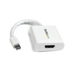 Adaptador de Video StarTech.com - Mini DisplayPort a HDMI - 1920x1200 - Blanco - MDP2HDW Adaptador de Video StarTech.com - Mini DisplayPort a HDMI - 1920x1200 - Blanco - MDP2HDW