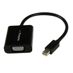 Convertidor StarTech.com - Mini DisplayPort a VGA - Negro - MDP2VGA2 Convertidor StarTech.com - Mini DisplayPort a VGA - Negro - MDP2VGA2