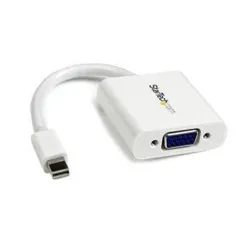 Convertidor StarTech.com MDP2VGAW - Conecta Mini DisplayPort a VGA - Blanco - MDP2VGAW Convertidor StarTech.com MDP2VGAW - Conecta Mini DisplayPort a VGA - Blanco - MDP2VGAW