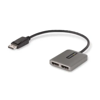 Hub StarTech MST14DP122DP - 2 x DisplayPort - Gris - MST14DP122DP