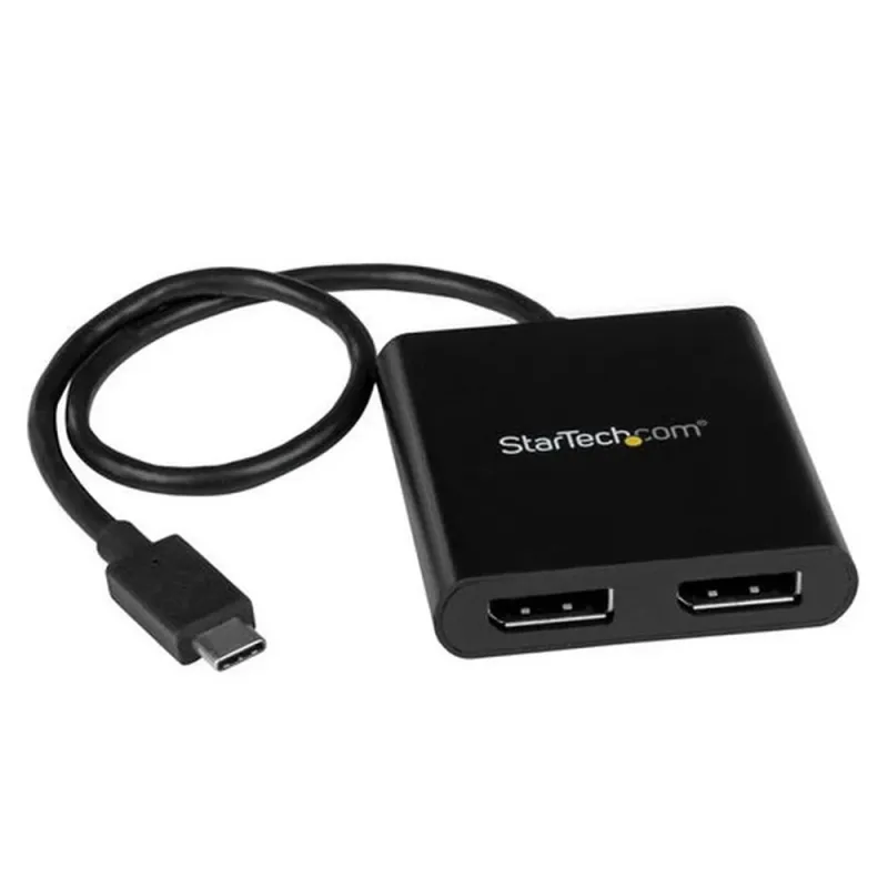 Adaptador de Vídeo StarTech.com - 2 puertos - USB-C a DisplayPort  - MST Hub - MSTCDP122DP