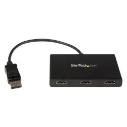 Divisor StarTech.com - Conecta Displayport a 3 Puertos HDMI - Negro - MSTDP123HD Divisor StarTech.com - Conecta Displayport a 3 Puertos HDMI - Negro - MSTDP123HD