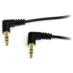 Cable de Audio StarTech.com - Estéreo - 3.5 mm - Delgado de Ángulo Recto - 91 cm - M/M - MU3MMS2RA Cable de Audio StarTech.com - Estéreo - 3.5 mm - Delgado de Ángulo Recto - 91 cm - M/M - MU3MMS2RA