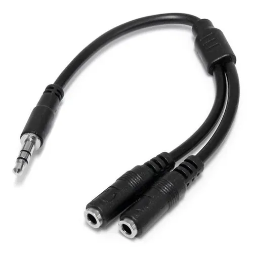 Divisor StarTech.com - Estéreo para Audífonos - Splitter en Y - Macho a 2X Hembra 3.5mm - MUY1MFFS