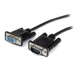 Cable Extensión Serial StarTech.com - DB9 - Macho Hembra - 2m - MXT1002MBK