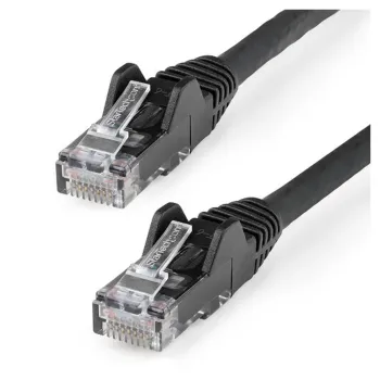 Cable de Red StarTech.com - Cat6 - RJ-45 - 2 M - Negro - Sin Enganches - N6LPATCH2MBK