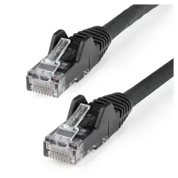 Cable de Red StarTech.com - Cat6 - RJ-45 - 50cm - Sin Enganches - Negro - N6LPATCH50CMBK Cable de Red StarTech.com - Cat6 - RJ-45 - 50cm - Sin Enganches - Negro - N6LPATCH50CMBK