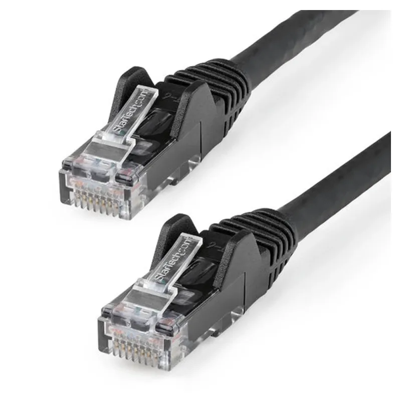 Cable de Red StarTech.com - Cat6 - RJ-45 - 50cm - Sin Enganches - Negro - N6LPATCH50CMBK