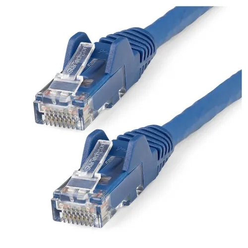 Cable de Red StarTech.com - Cat6 - RJ-45 - 50cm - Sin Enganches - Azul - N6LPATCH50CMBL
