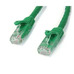 Cable de Red StarTech.com - Cat6 - RJ-45 - 1M - Verde - N6PATC1MGN